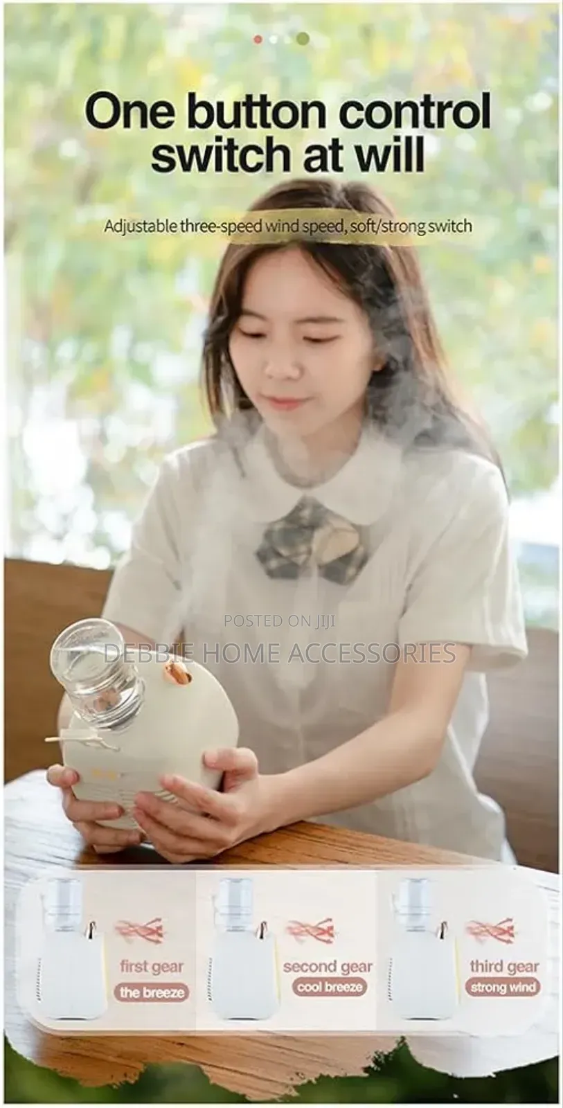 Portable Mini Air Conditioner (Spray Cooling Fan)