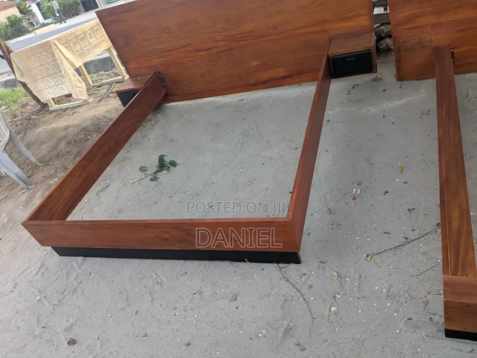 Bed Frame Hard Wood Rangi Ya Mbao King Size