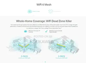 Tp-Link Decox50 Wi-Fi 6 Mesh System 3-Pack With Homeshield – Brand New