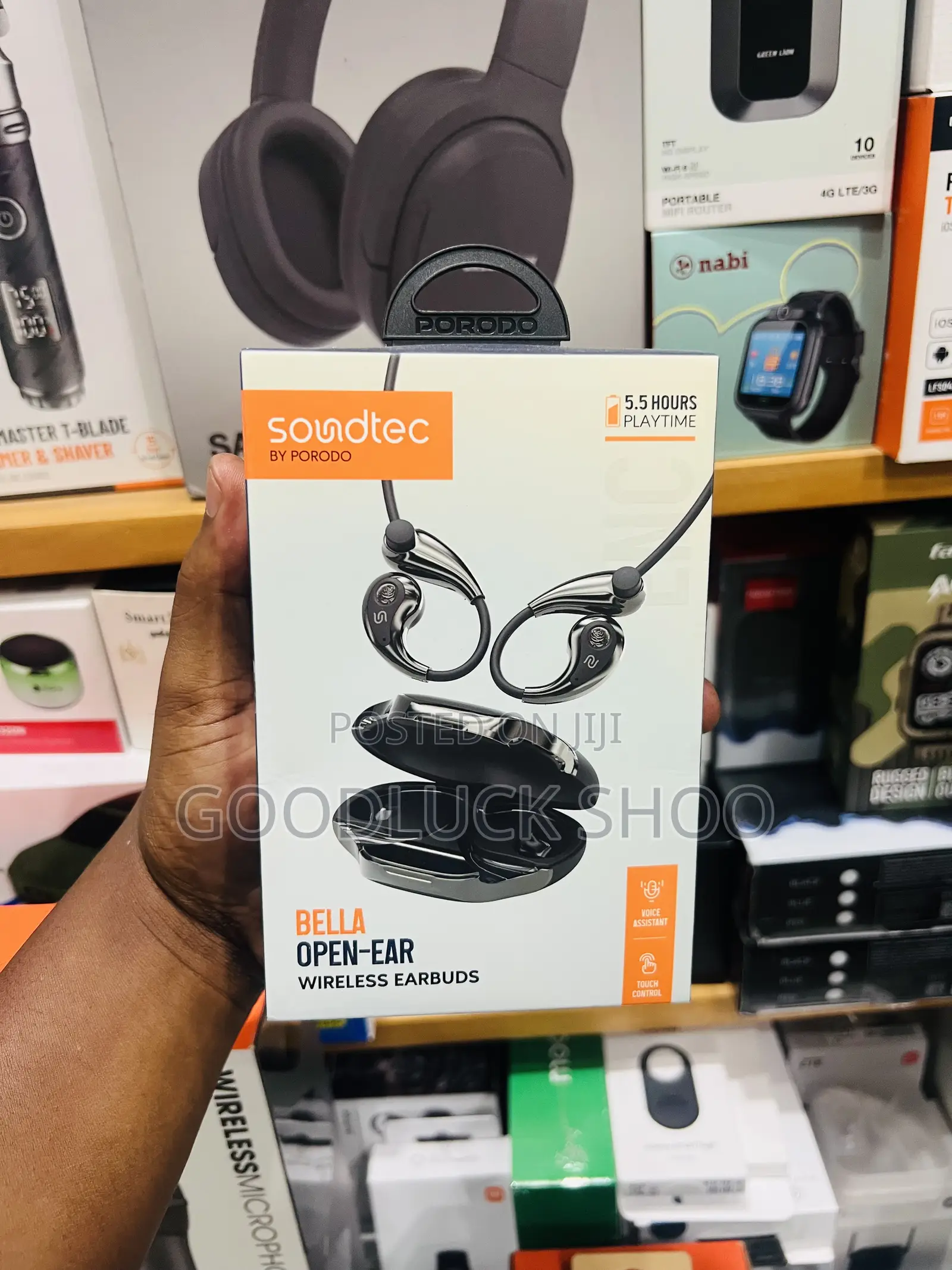 Porodo Soundtec Bella Open Ear Wireless Earbuds