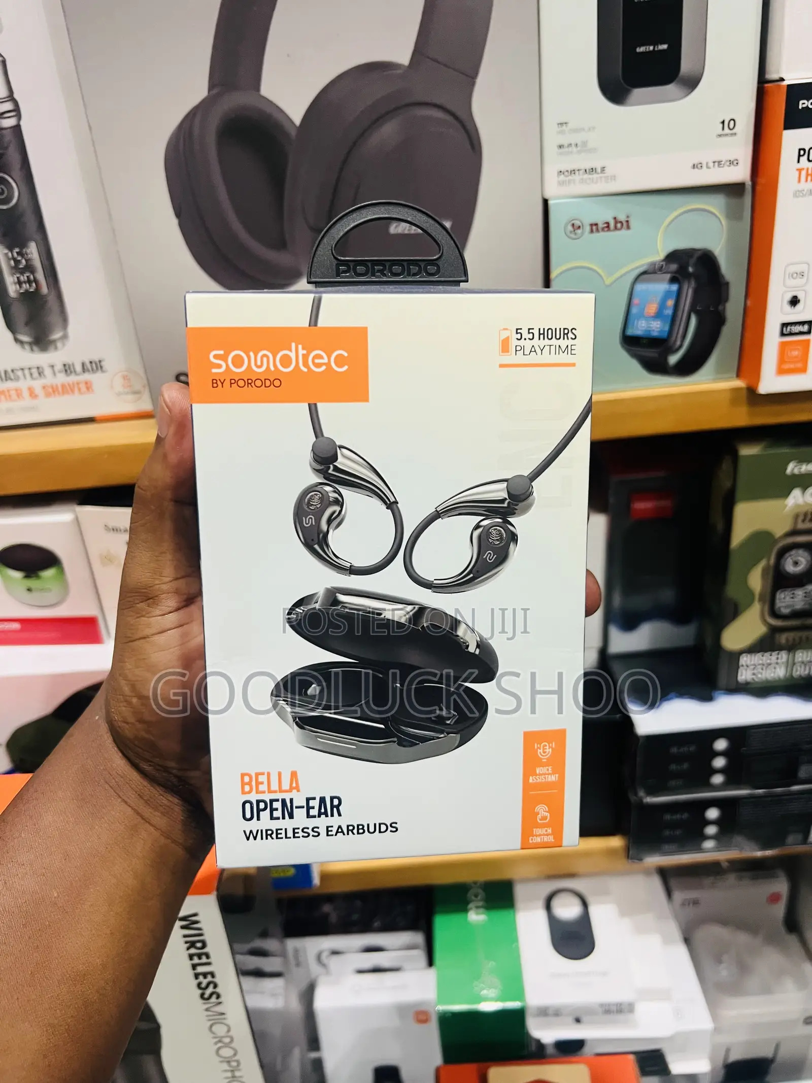 Porodo Soundtec Bella Open Ear Wireless Earbuds