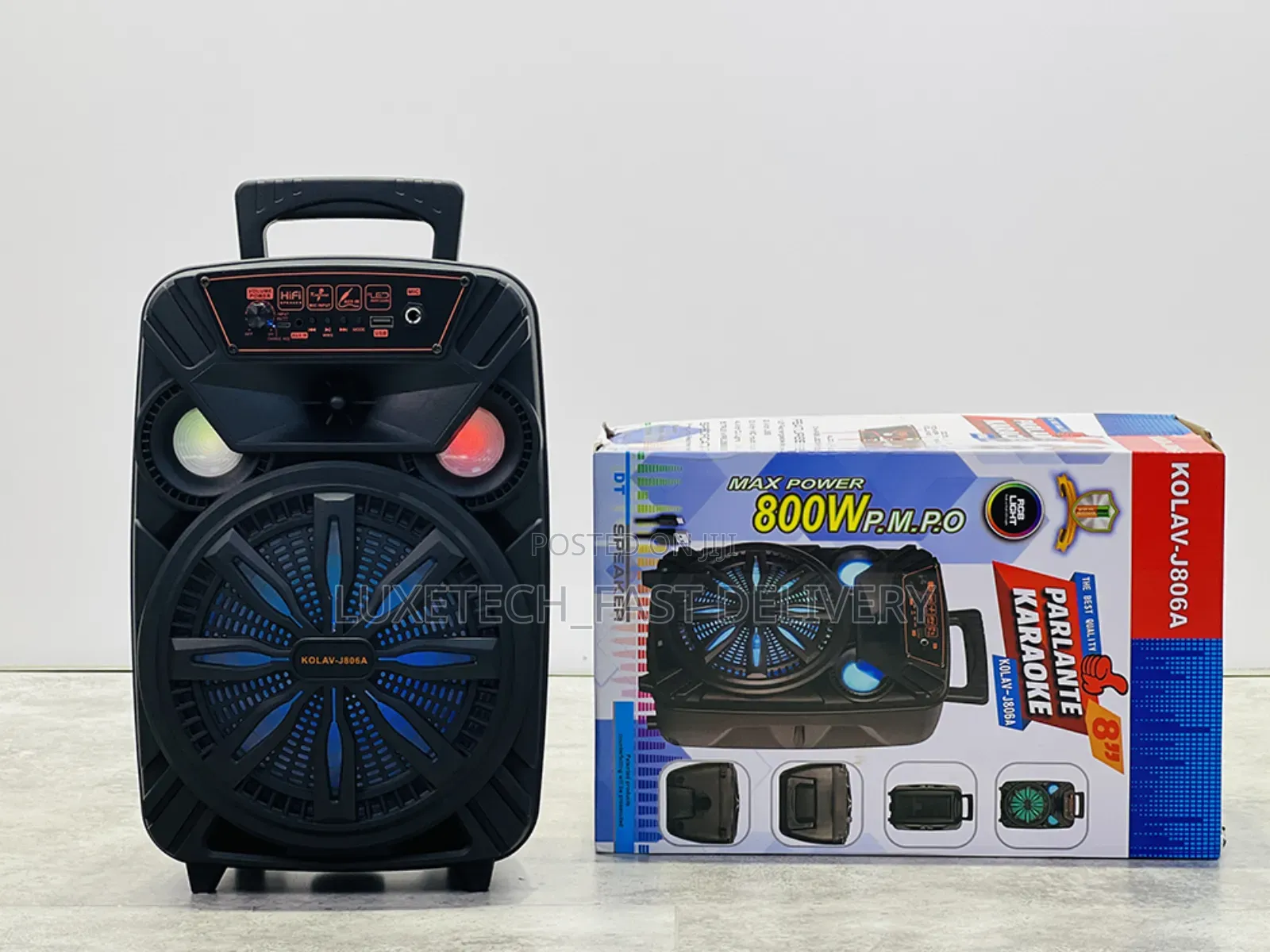 Kolav-J806f Portable Speaker - Spika Ya Matangazo