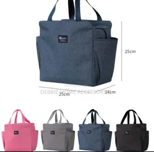 Insulated Lunch Cool Box Bag (Multi Colored)