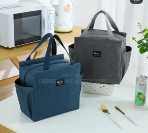 Insulated Lunch Cool Box Bag (Multi Colored)