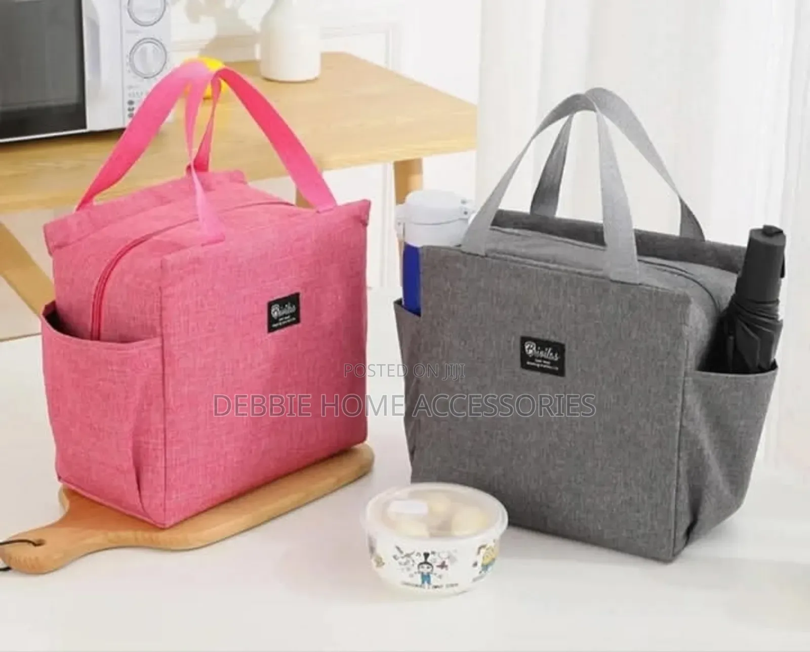 Insulated Lunch Cool Box Bag (Multi Colored)