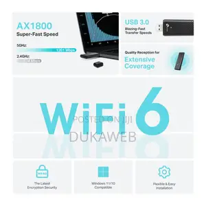 Tp-link Archer Tx20u Ax1800 Wi-fi 6 Usb Adapter – Brand New