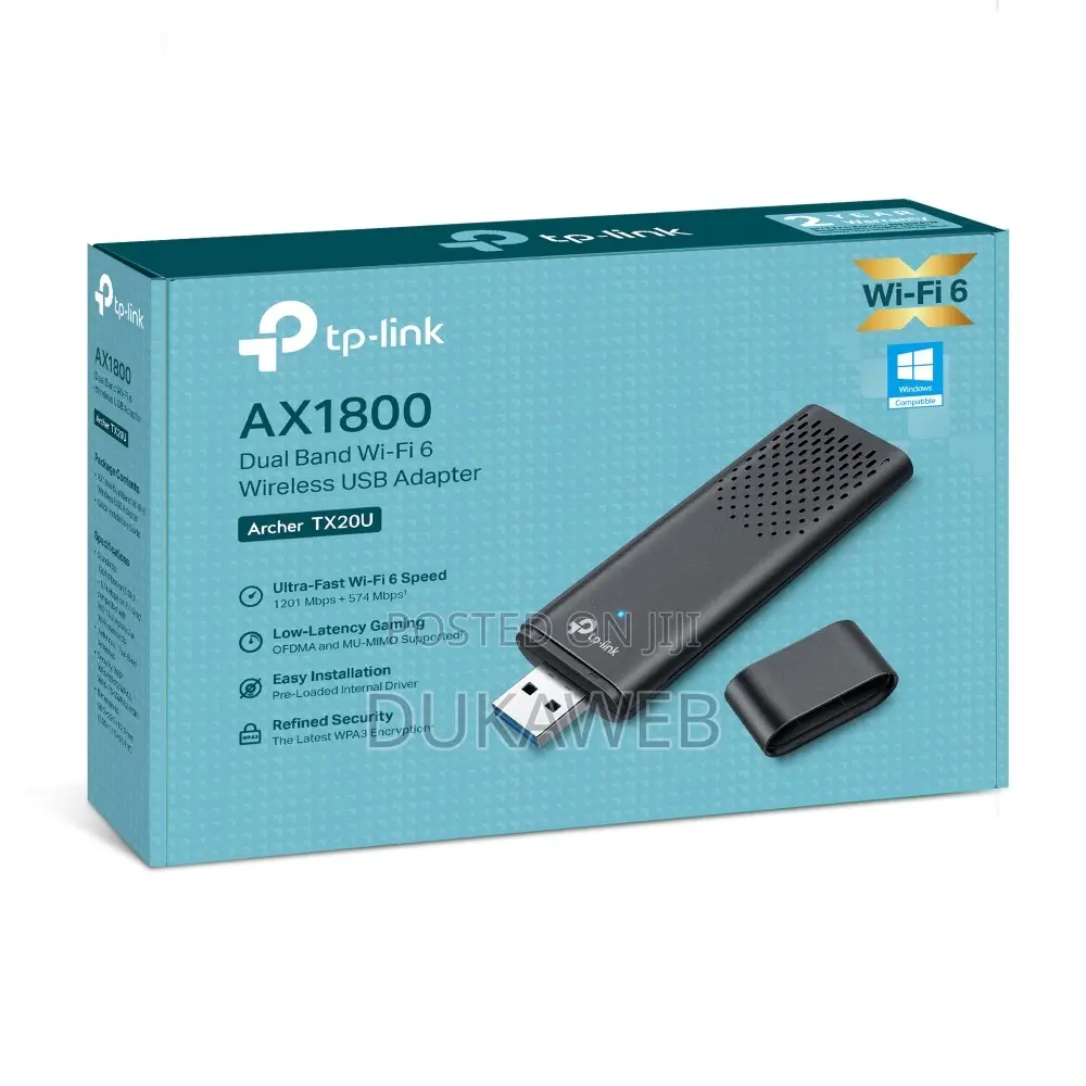 Tp-link Archer Tx20u Ax1800 Wi-fi 6 Usb Adapter – Brand New