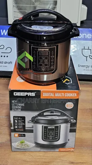Geepas Pressure Cooker Multi Cooker 8 Litres (Digital)