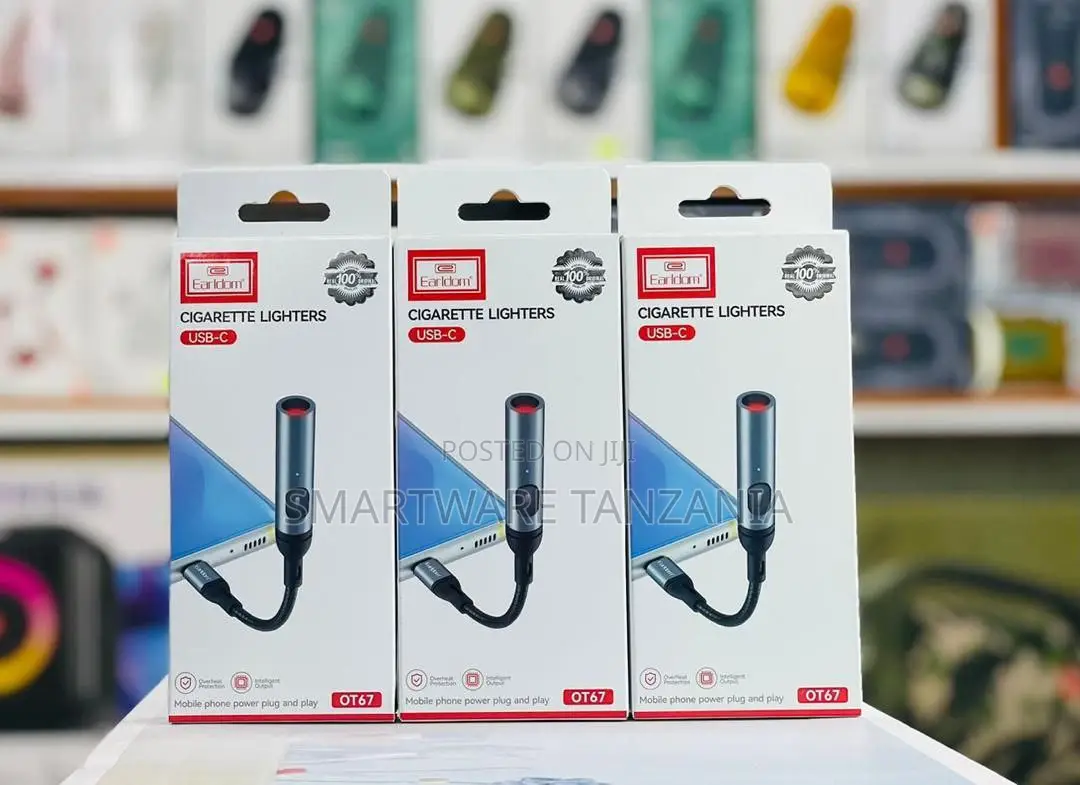 Earldom Usb-C Car Cigarette Lighter Adapter Ot67 Power Socket Mobile