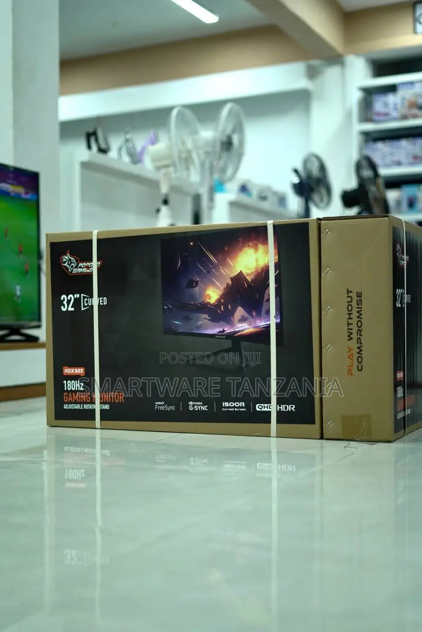 32 Inch Curved Gaming Monitor 180hz QHD Amd Freesync G-Sync HDR