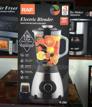 Raf Electric Blender 1.5l Glass Jar 1000w 45000 RPM 6 Blade