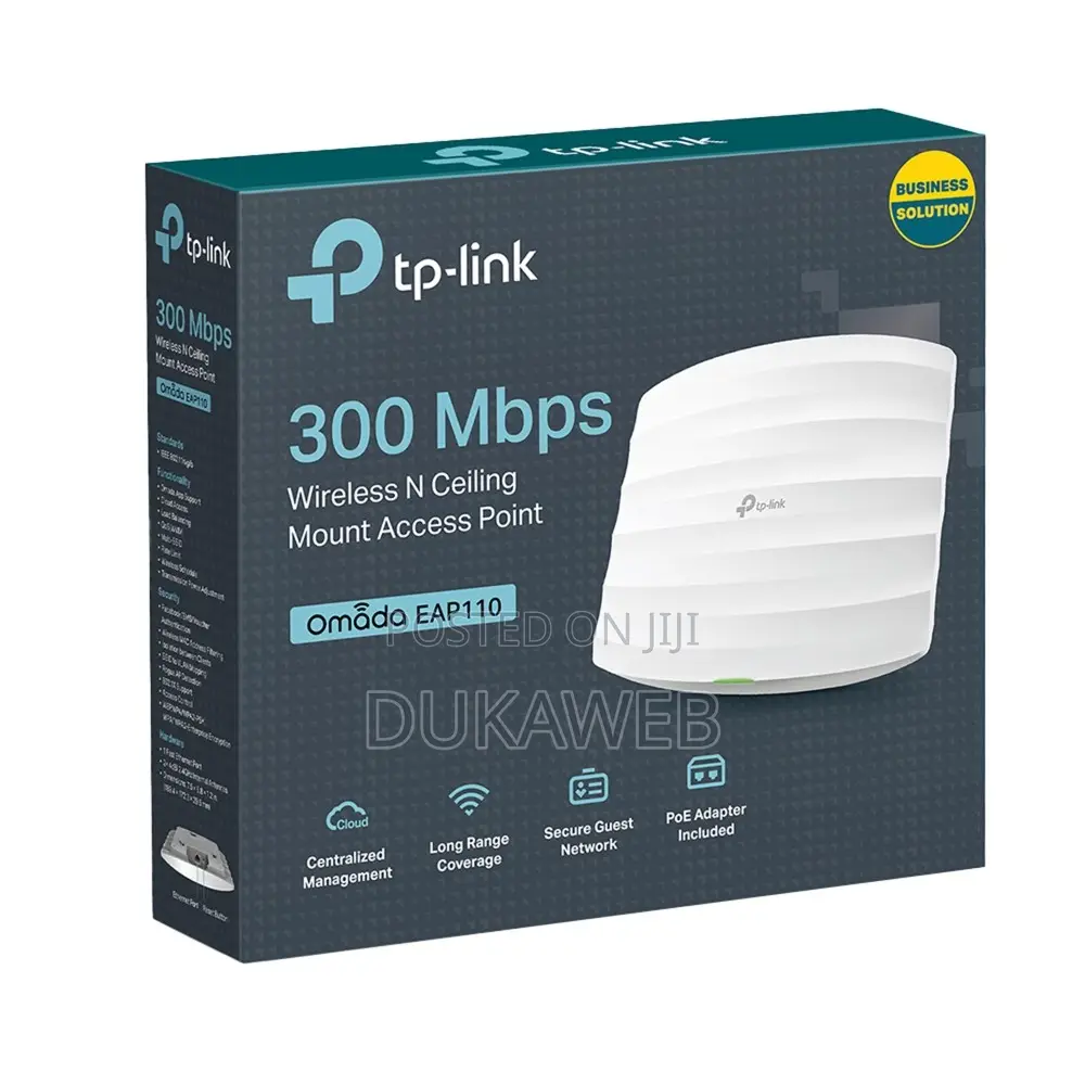 Tp-Link Eap110 300 MBPS Ceiling Mount Wi-Fi Access Point – Brand New