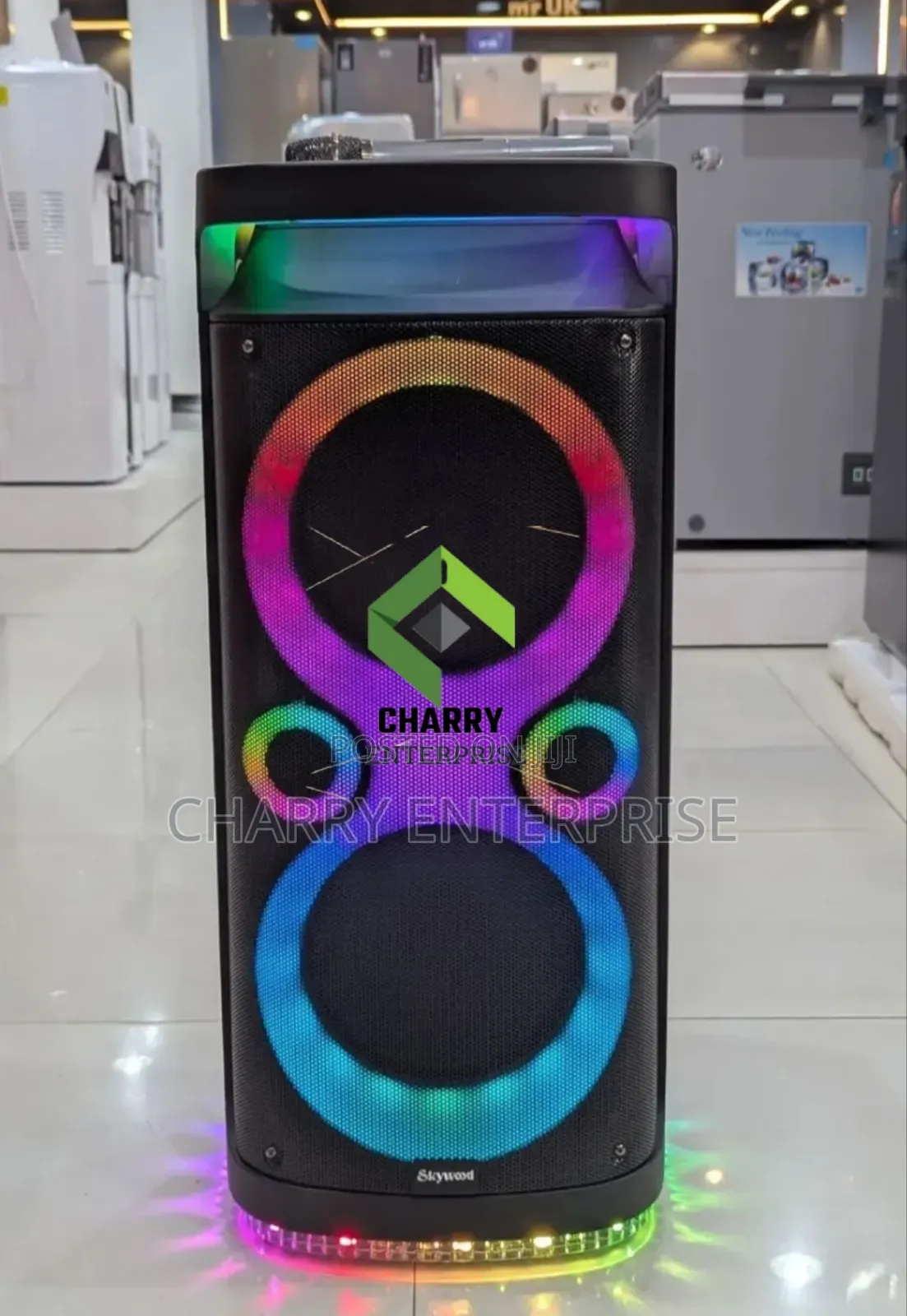 Skywood Portable Party Speakers Supper Bass And Sound With Mic Q9