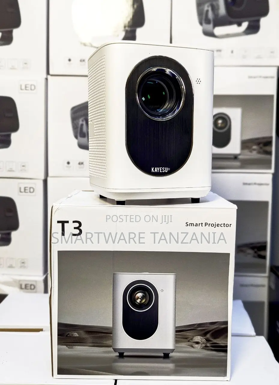 Kayesu T3 Smart Projector Led Hd Home Theater Wifi Bluetooth Portable