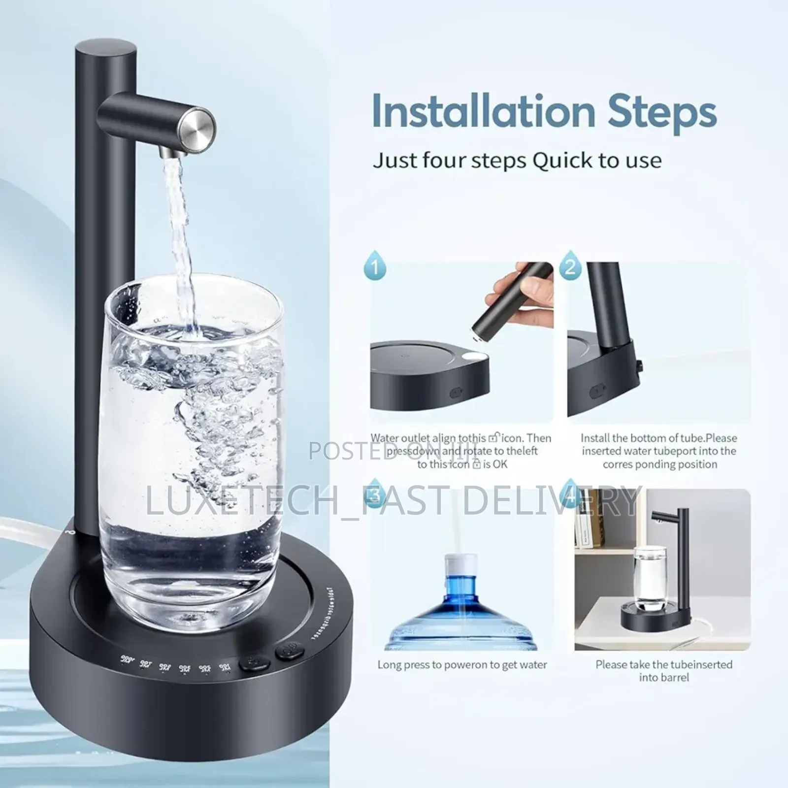 Portable Desktop Water Bottle Dispenser