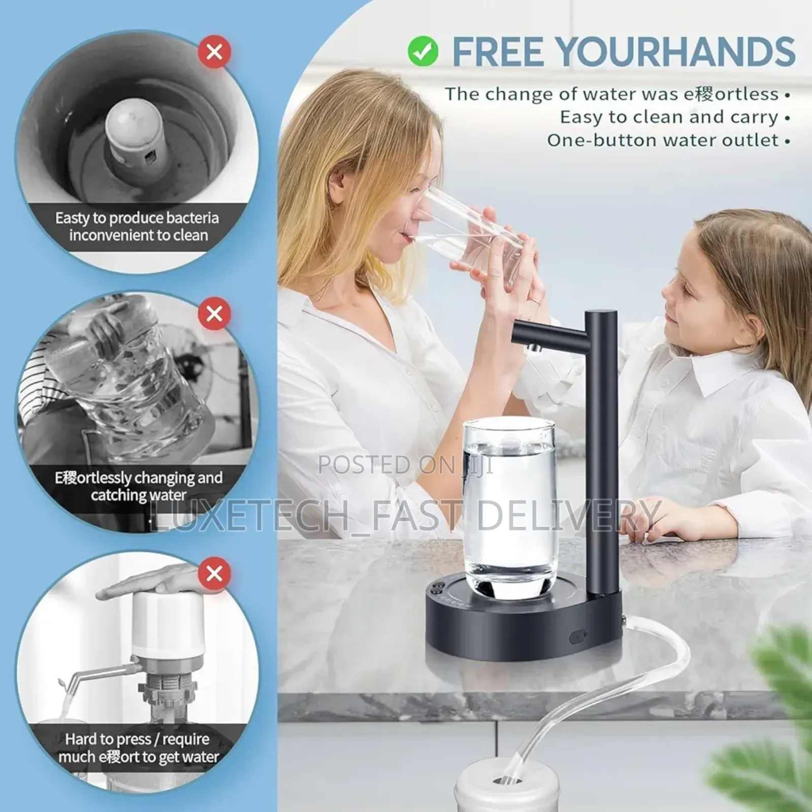 Portable Desktop Water Bottle Dispenser