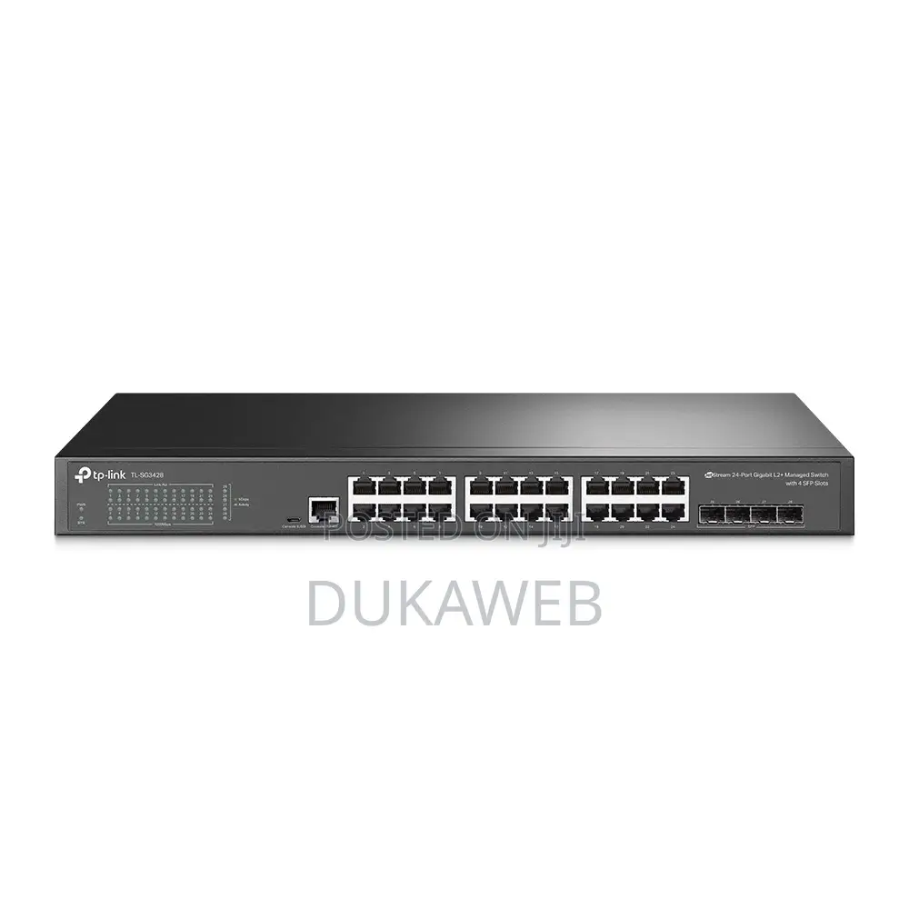 Tp-Link Omada Sg3428 24-Port Gigabit L2+ Managed Switch – Brand New