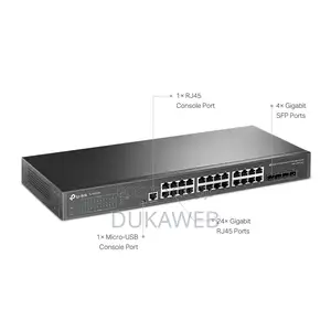Tp-Link Omada Sg3428 24-Port Gigabit L2+ Managed Switch – Brand New