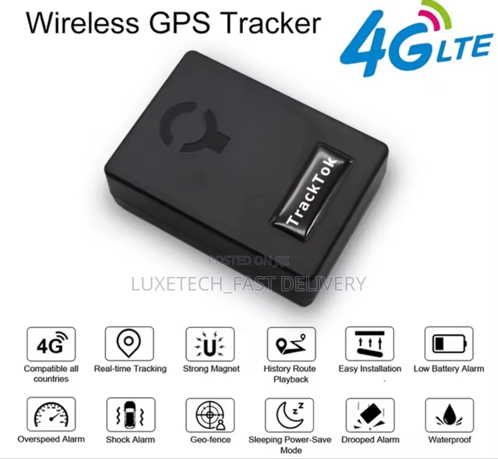 Tracktok Cy02 Gps Tracker Wireless - Real-time Location Monitoring