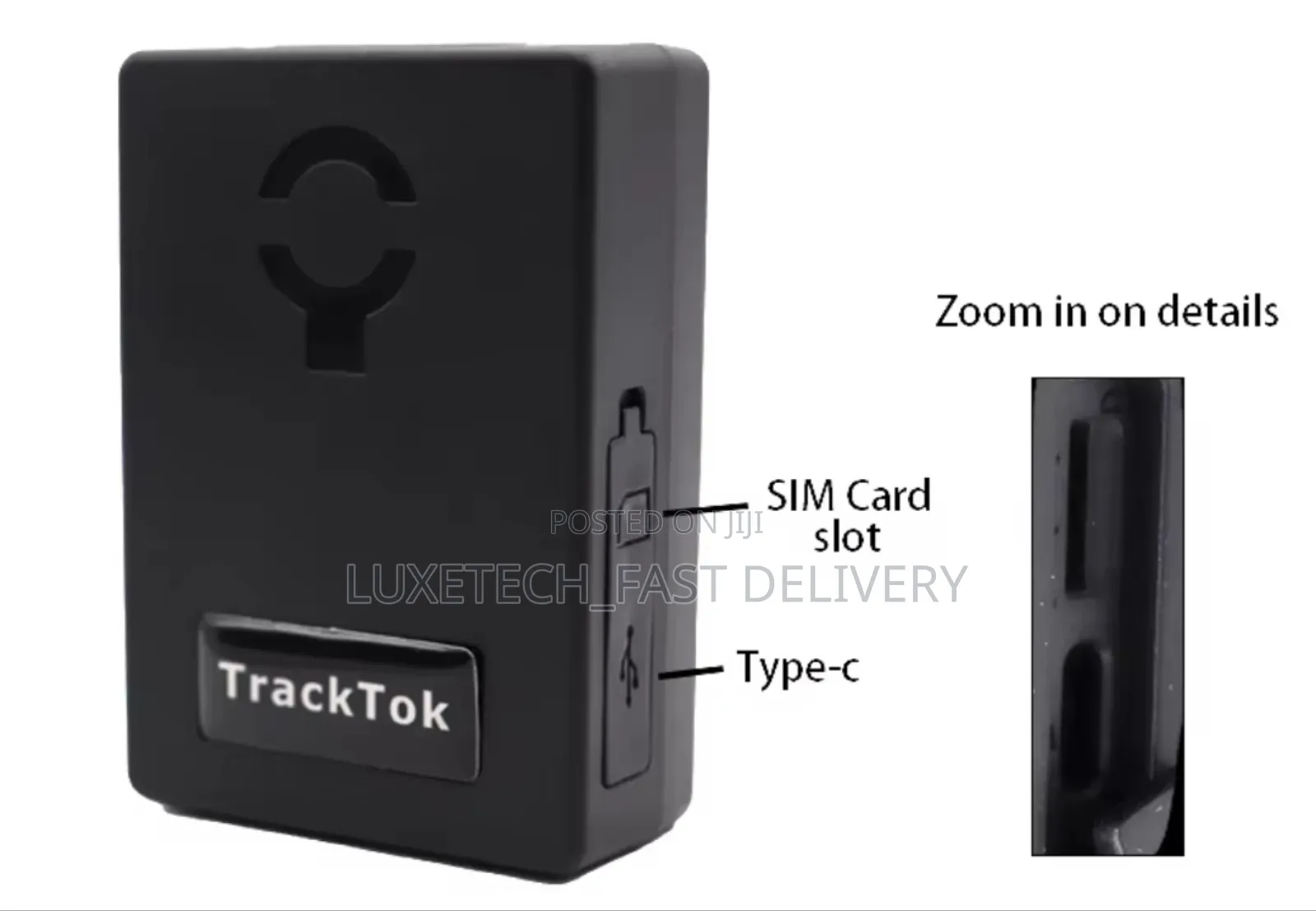 Tracktok Cy02 Gps Tracker Wireless - Real-time Location Monitoring