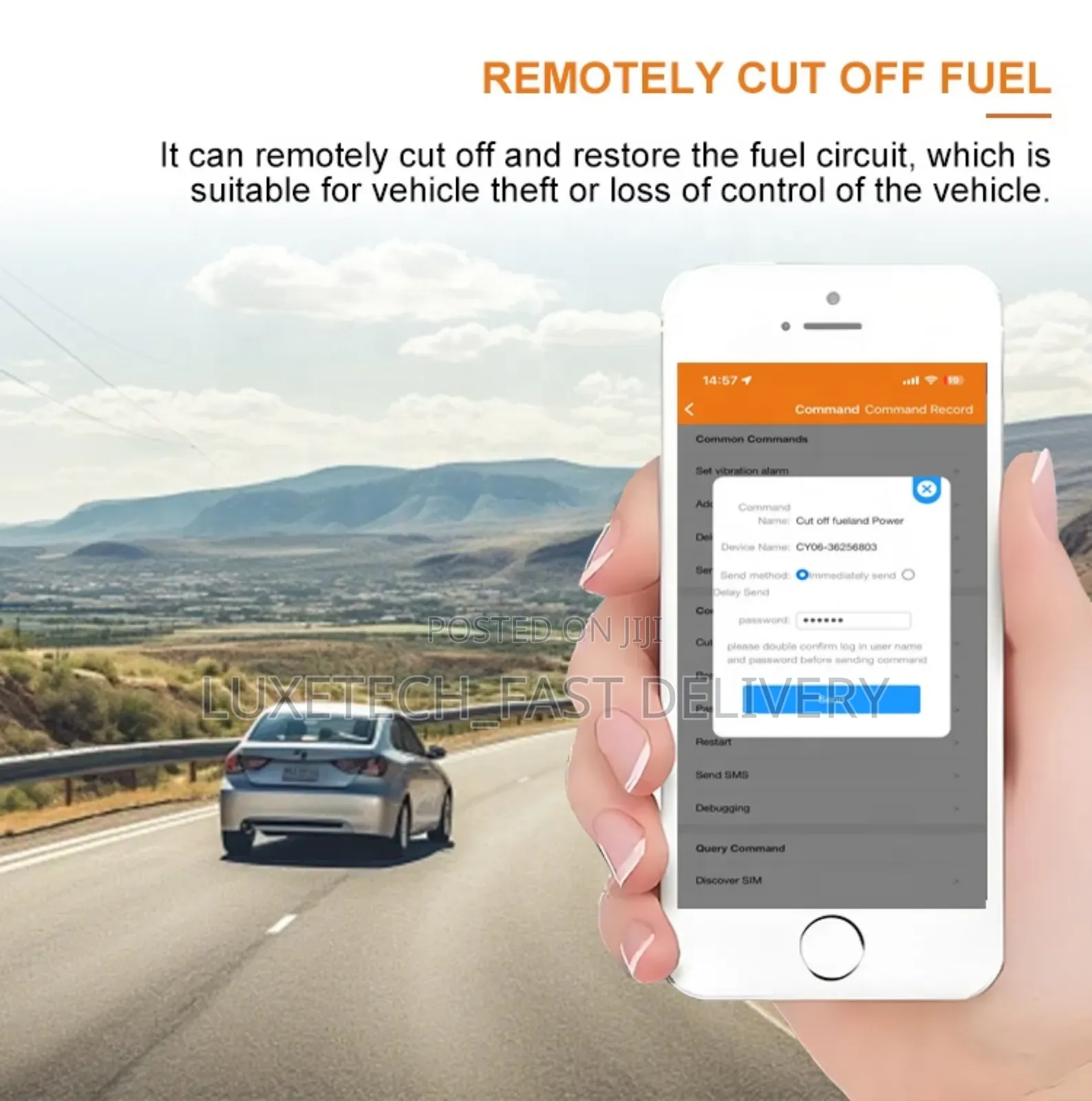 Tracktok Vehicle Gps Tracker - Real-time Via Sms, Platform, Or App