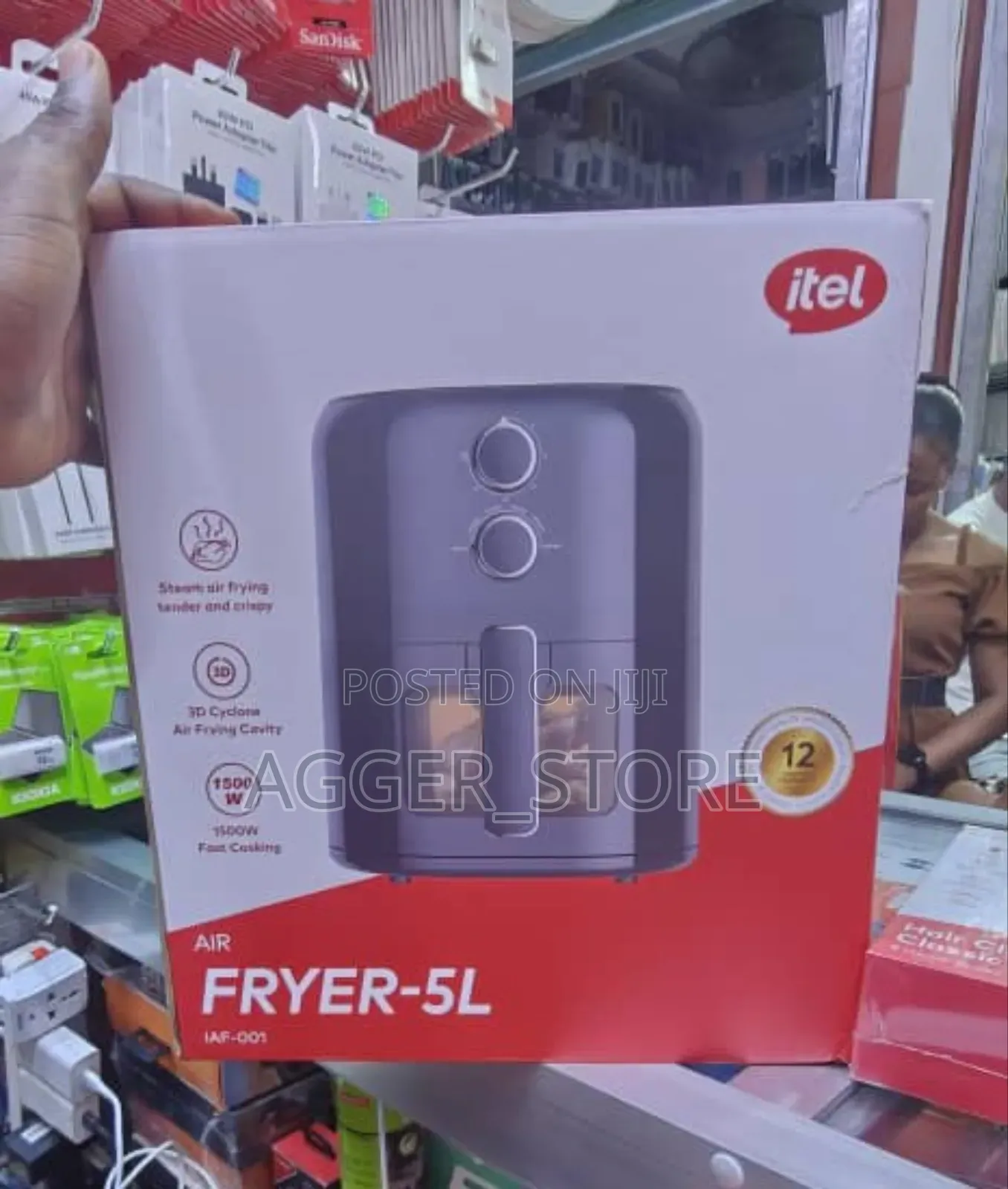 Itel Air Fryer 5l Brand New