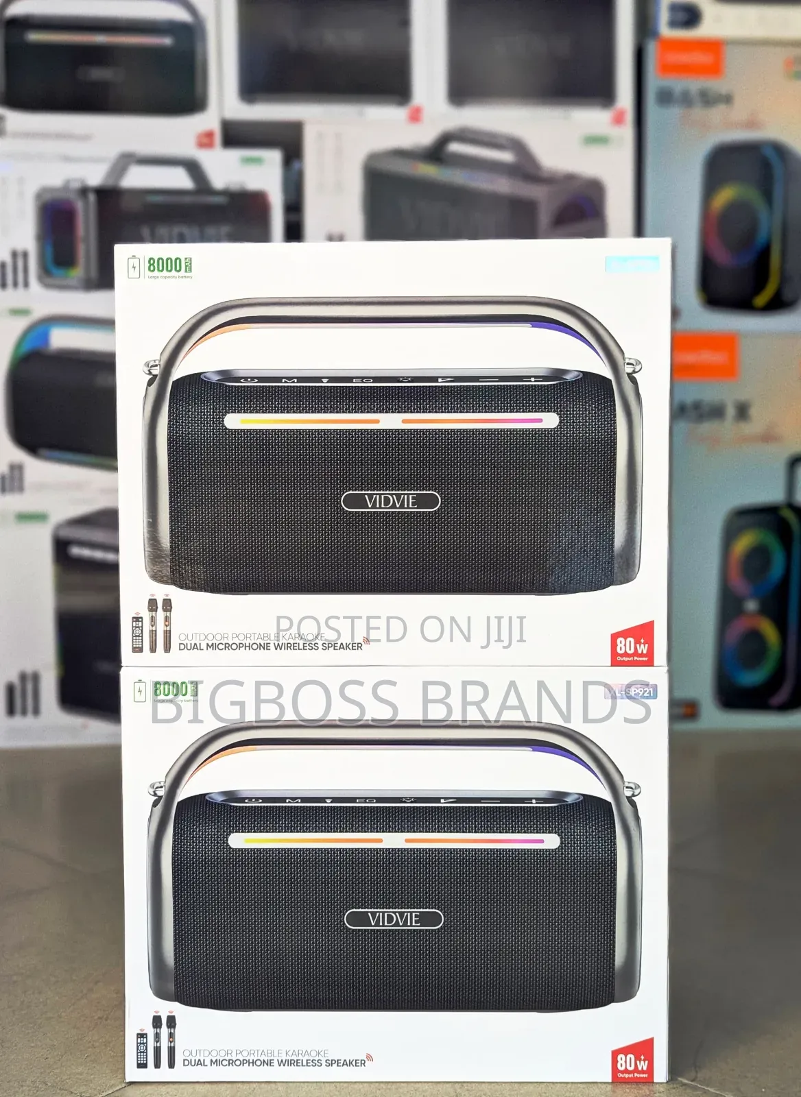 Vidvie Out Door Portable Karaoke Party Speaker  80w Xlsp921