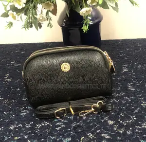 O3 - 65black Faux Leather Pouch*2 in Stock*