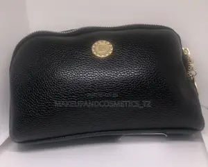 O3 - 65black Faux Leather Pouch*2 in Stock*