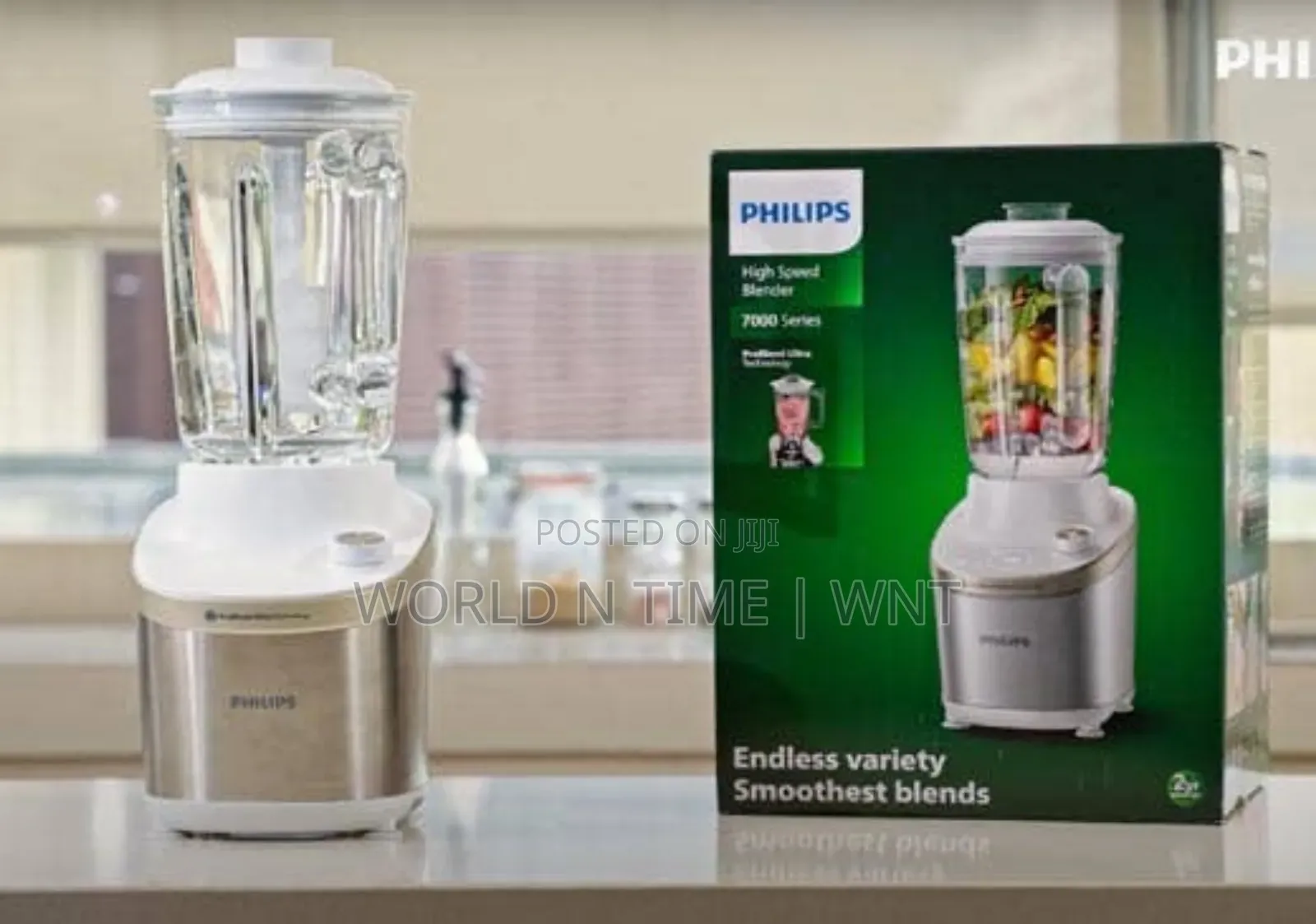 Philips 7000 Series 1500w Blender With Glass Jar Hr3760