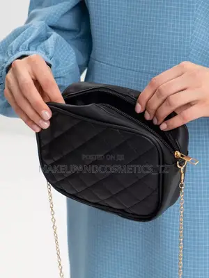 O4 - 65Black Quilted Sling Bag*1 in Stock*