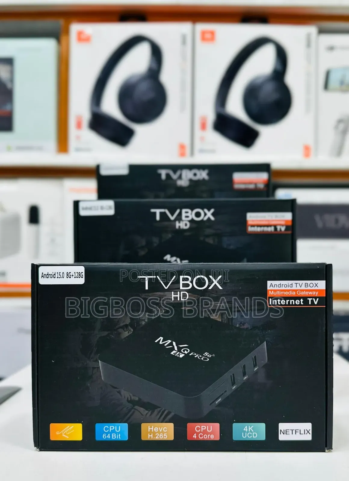 MXQ Pro Android Tv Box Ram 8gb Storage 128gb