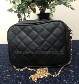O4 - 65Black Quilted Sling Bag*1 in Stock*