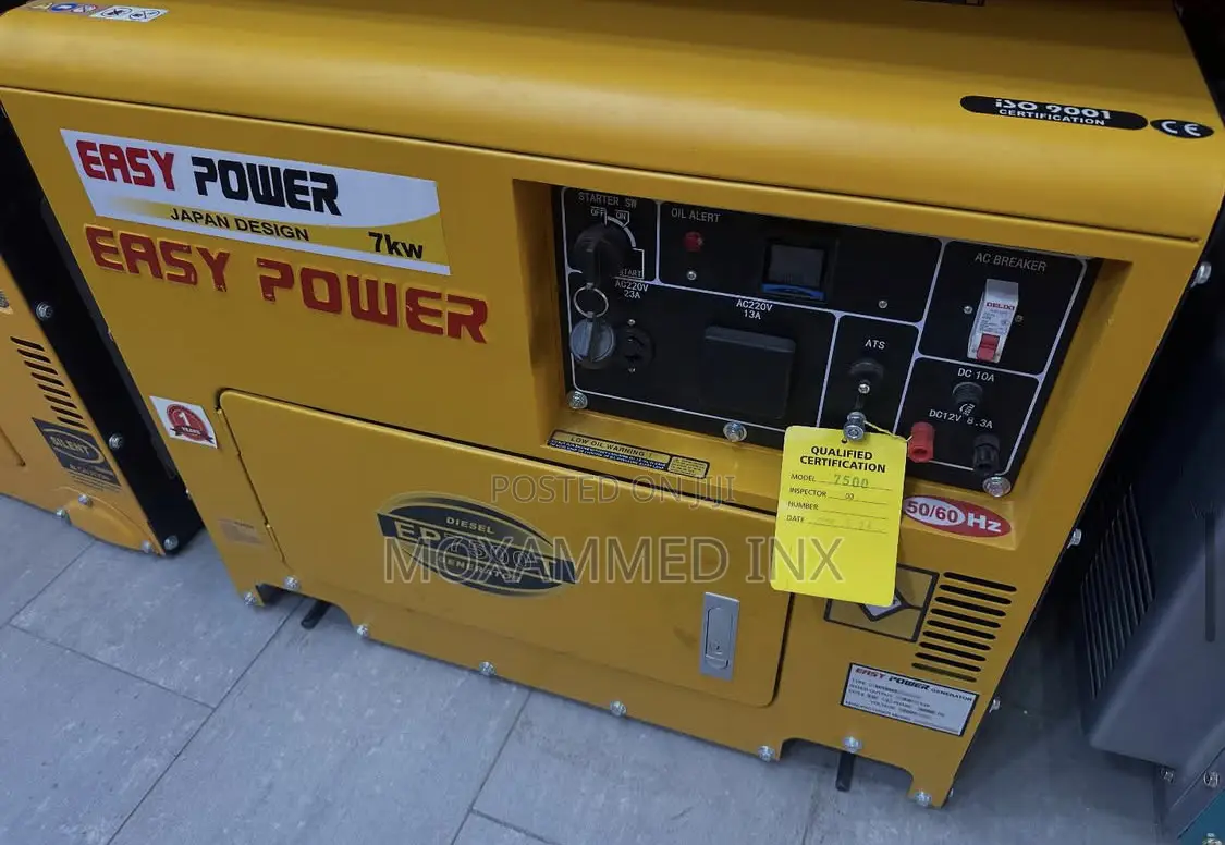 Easy Power Diesel Generator 7.0kw Ep7500t