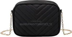 O11 - 65black Bag With a Chevron Pattern*1 in Stock* P