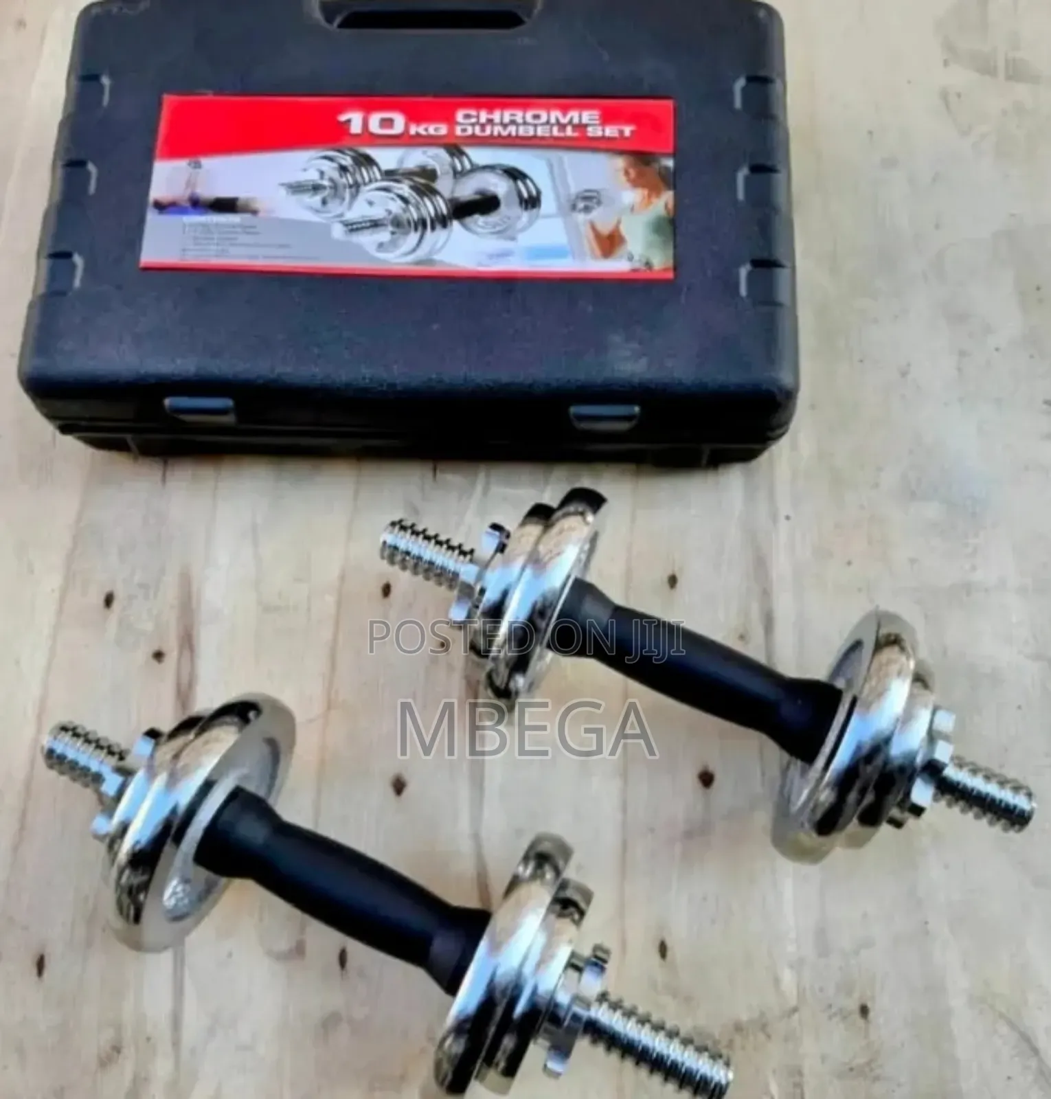 Dumbbell 10kg Chrome