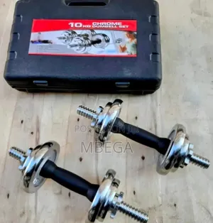 Dumbbell 10kg Chrome