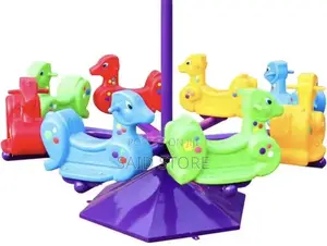 Dergarten Carousel Equipment Anti-Drop Children's Playground