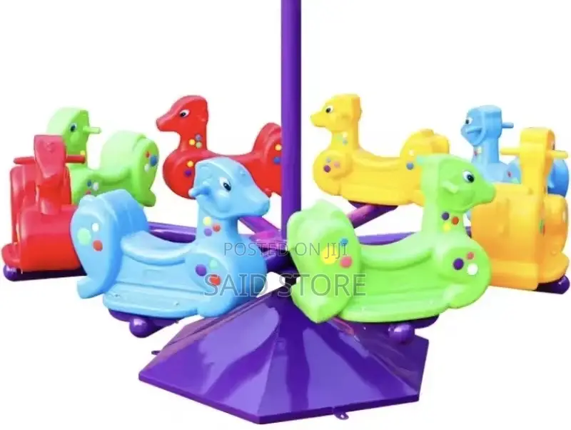 Dergarten Carousel Equipment Anti-Drop Children's Playground