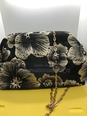 O24 - 55black and Gold Floral Jacquard Fabric*3 in Stock*