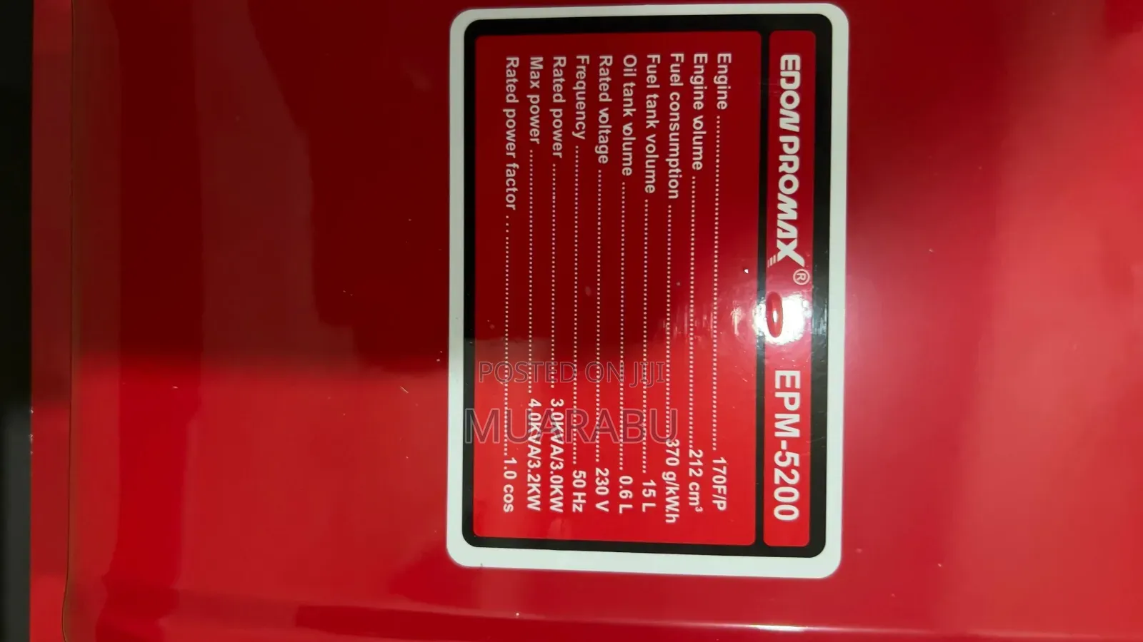 Edon Generator 4kva