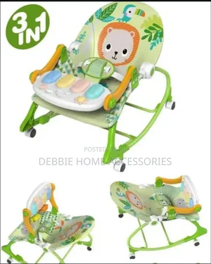 3-in-1 Multifunctional Baby Music Chair or Rocker.