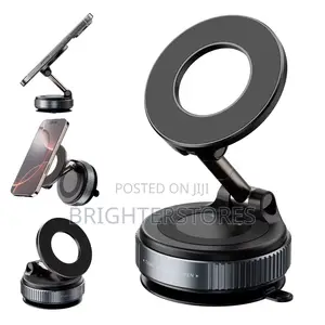 360 Rotation Universal Silcone Suction Cup Phone Holder Magnetic Car