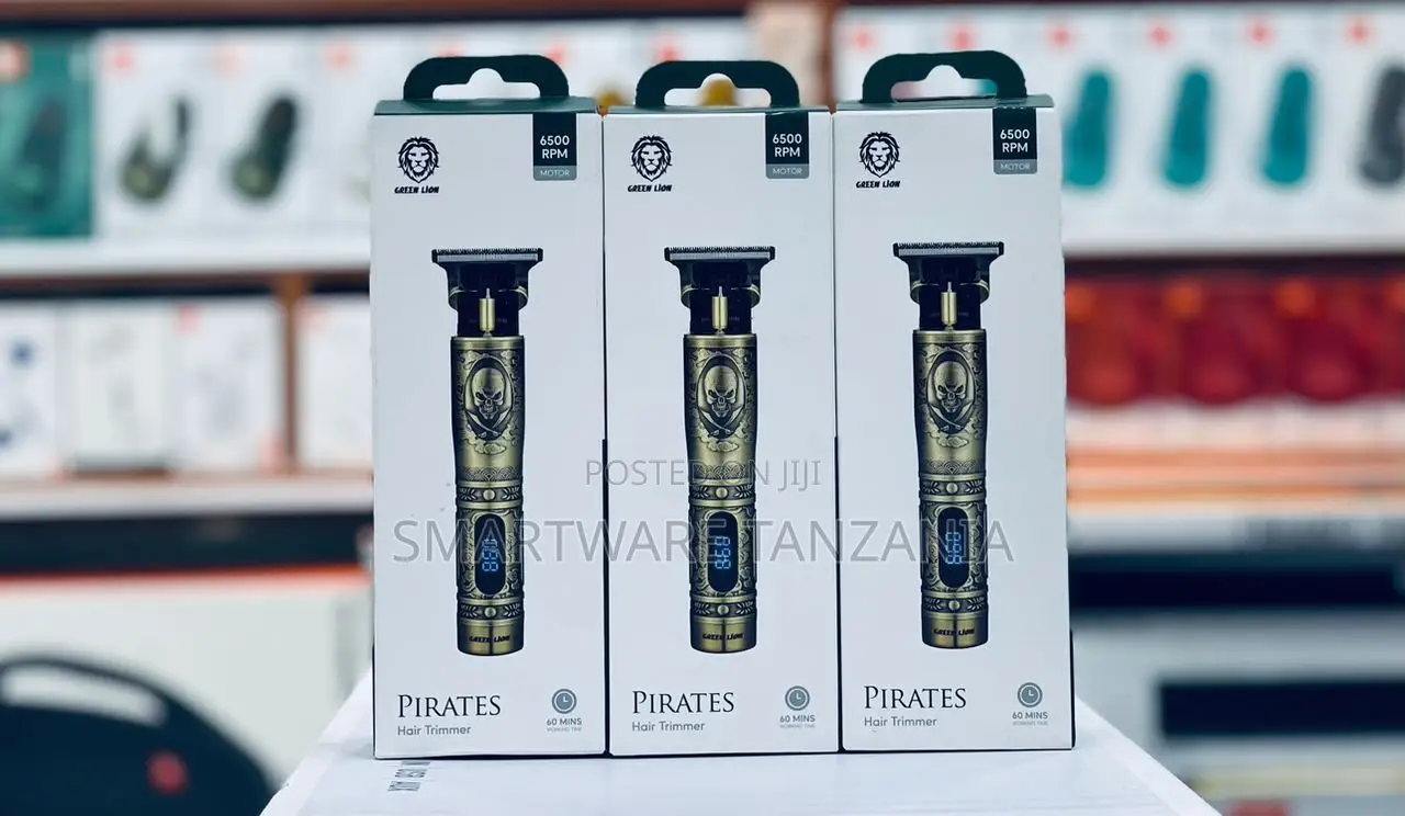 Green Lion Pirates Hair Trimmer 6500 RPM Cordless Clipper