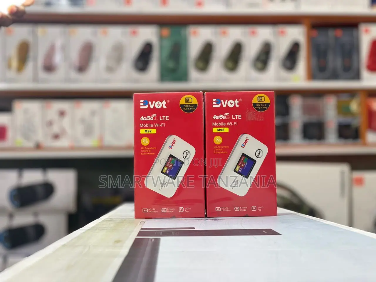 Evot 4g/5g Lte Mobile Wifi Router M92 Portable Hotspot Sim Card Ready