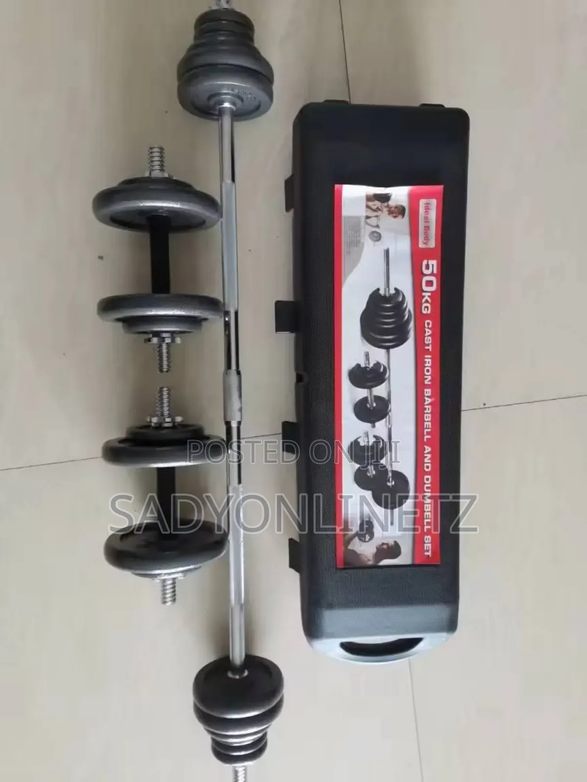 50kg Iron Dumbbell Set