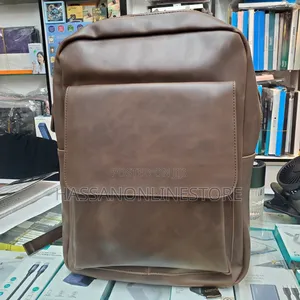 Crazy Horse Leather Trend Backpack Casual Student Computer Bag