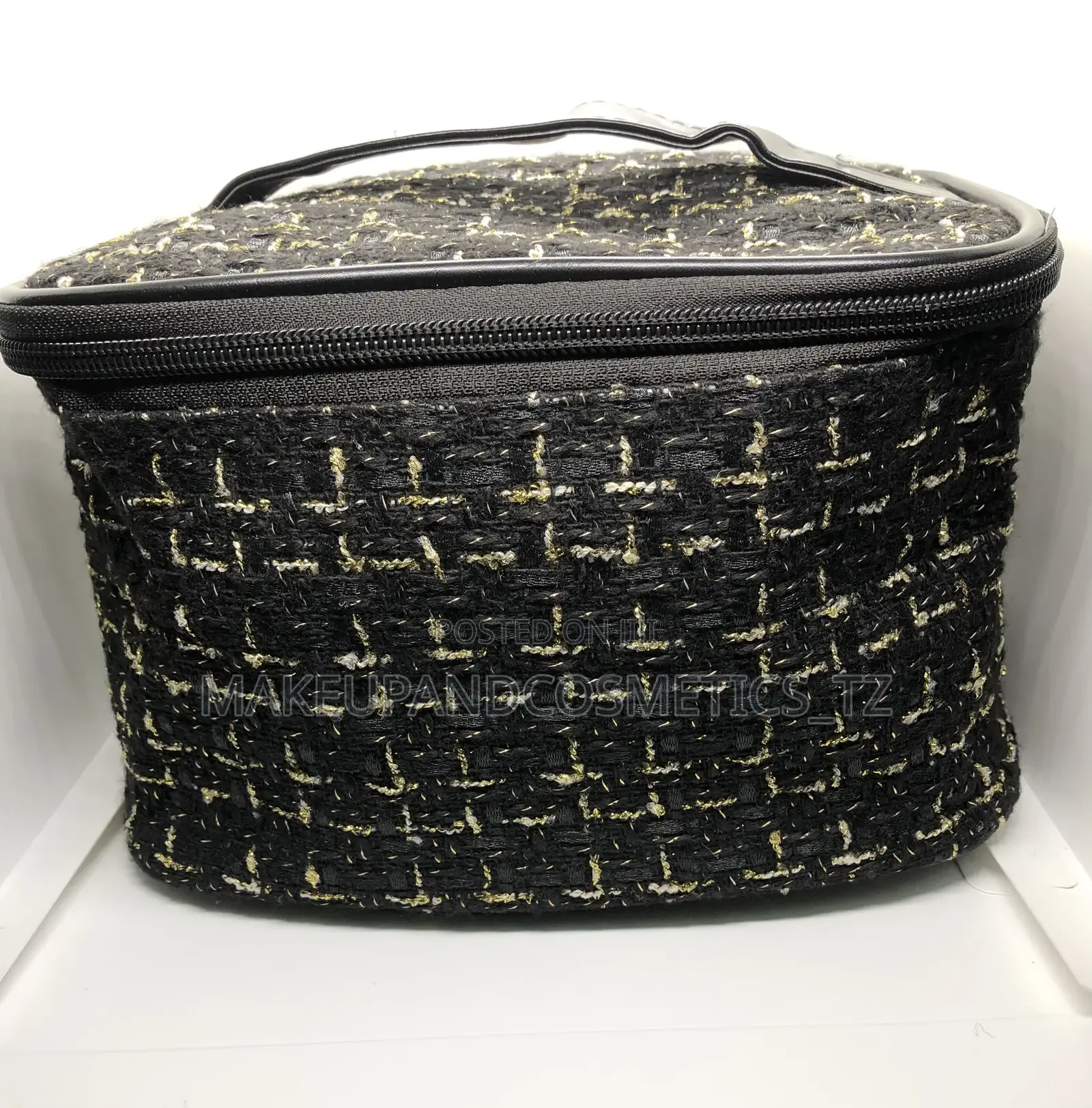 O28 - 25Black and Gold Tweed Bag*3 in Stock*