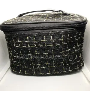 O28 - 25Black and Gold Tweed Bag*3 in Stock*