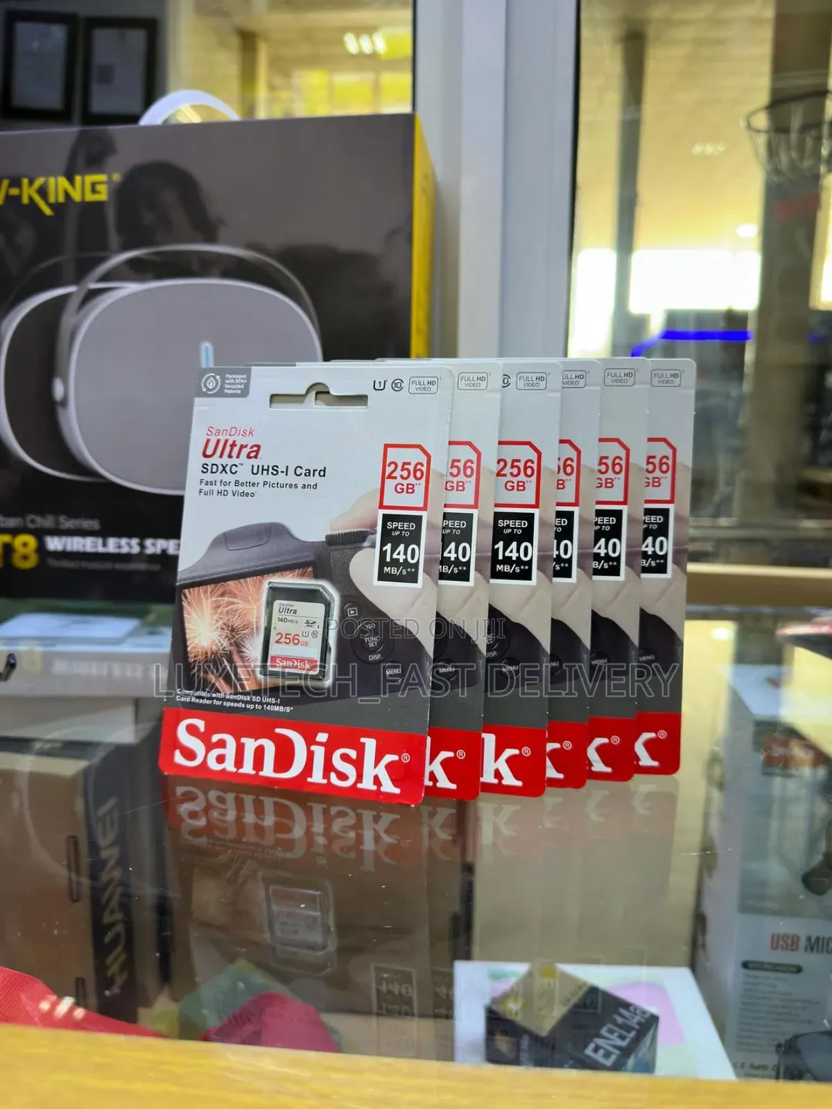 Sandisk 256gb Ultra Memory Cards for Cameras and Camcorders